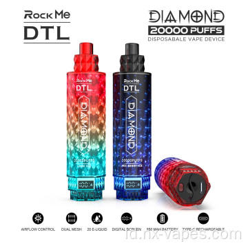 Rock Me Diamond 20000 Puffs Disposable Vape Wholesale